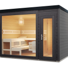 Infraworld Aussensauna Casa 2 in anthrazit